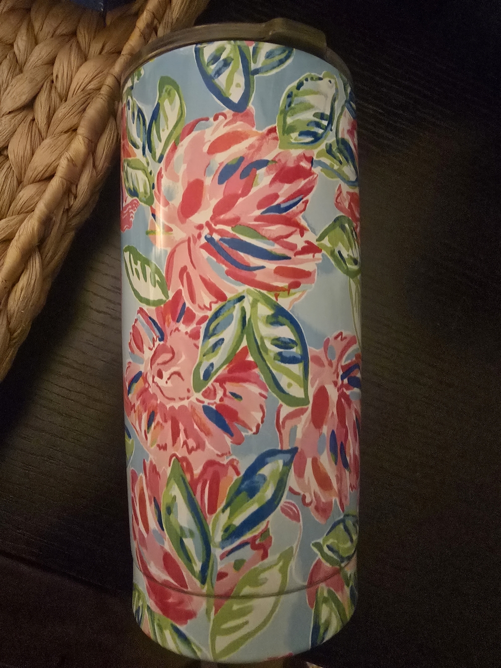 Lilly Pulitzer Floral Insulated Tumbler With Lid